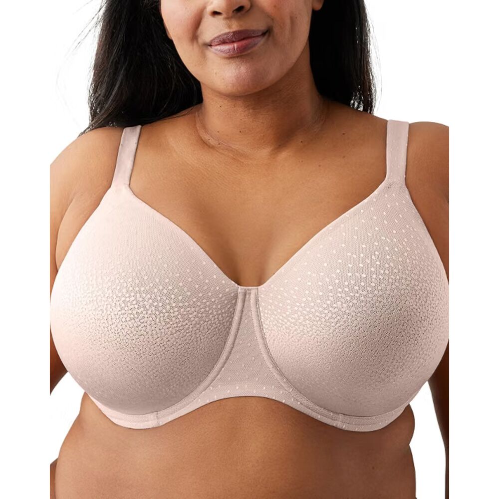 Wacoal Back Appeal Underwire Bra Rose Dust Full Coverage Size 44J